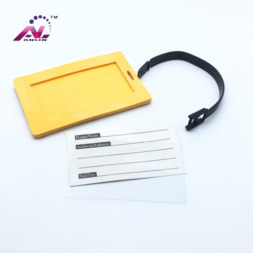 Silicone Luggage Tag with Name Id Card
